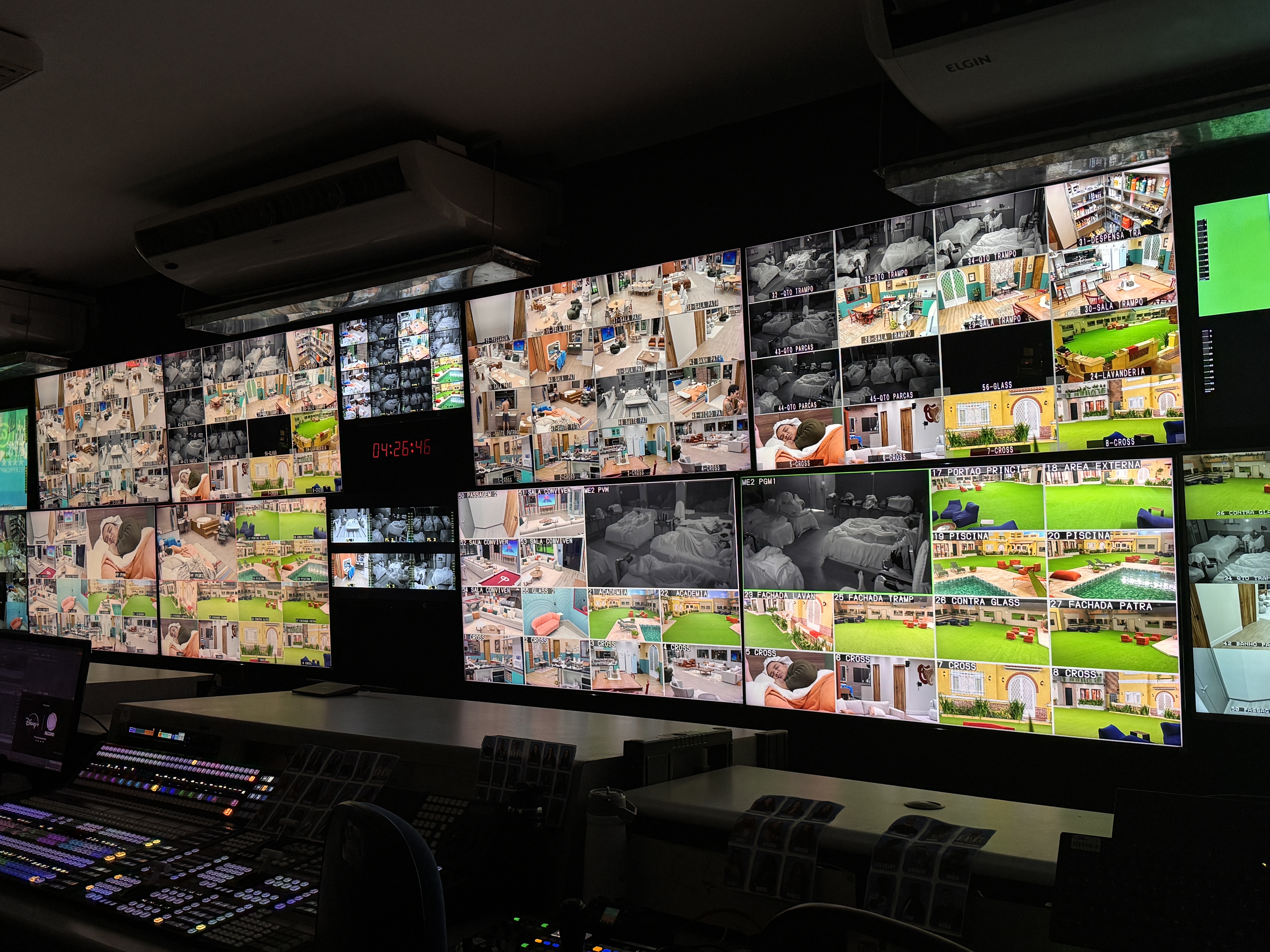Ambiente de switcher ao vivo